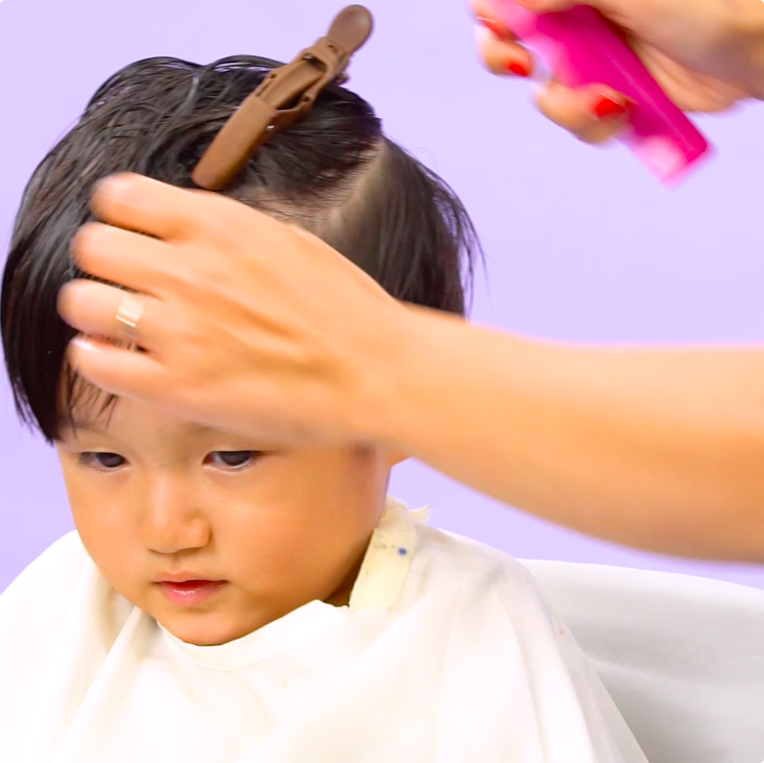 キッズカット 男の子 ツーブロアシメTikTok