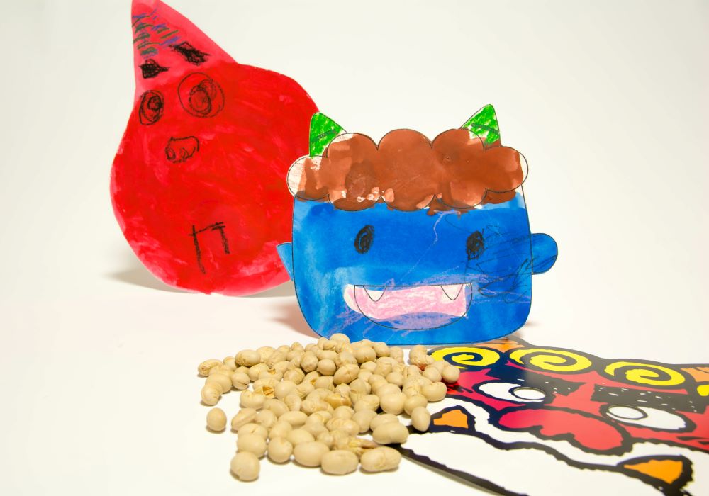 豆まきをしましたすえさみこども園 石川県小松市