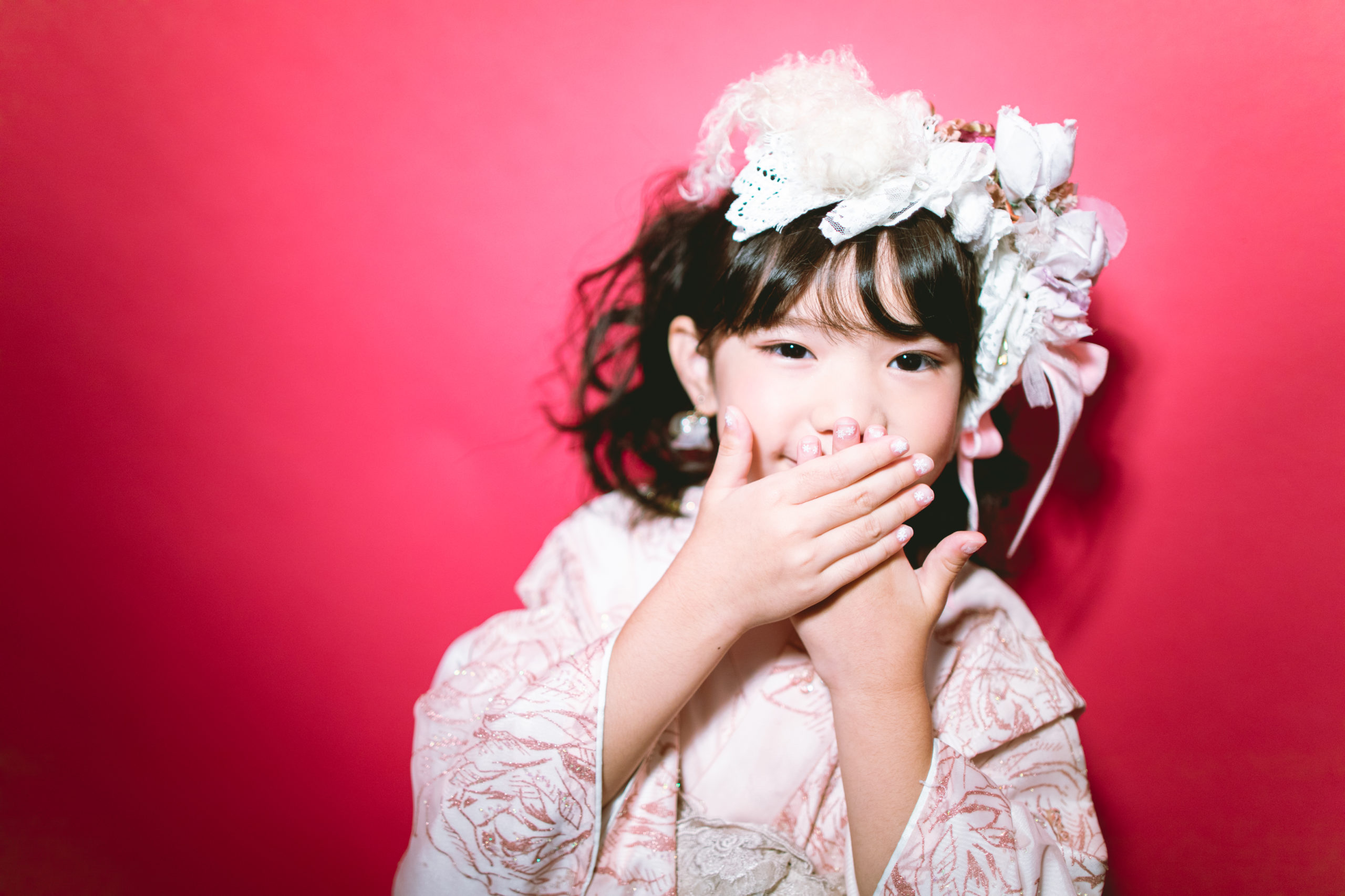 7歳女の子の七五三におすすめの髪型 編み込みサイドアップコラム 武蔵野創寫舘