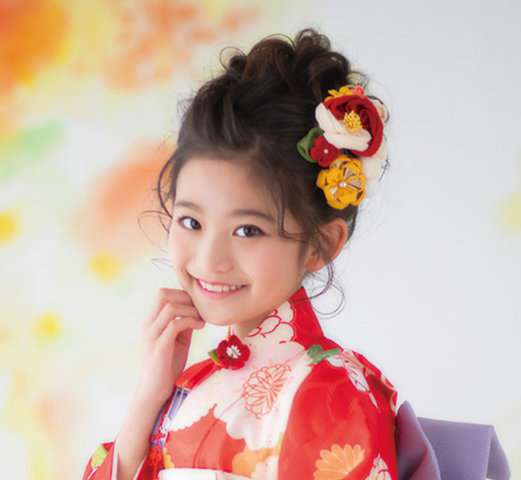 7歳の七五三のかわいい髪型！画像で選べるおすすめ髪型17選こども写真館スタジオアリス写真スタジオ・フォトスタジオ