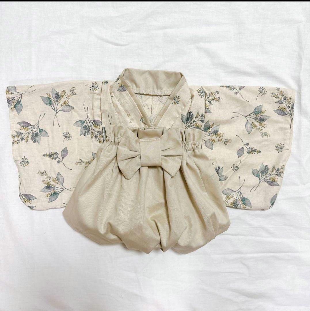 ベビー袴 ハンドメイド 無料型紙と写真解説でベビー・キッズ袴 80-90cm の作り方