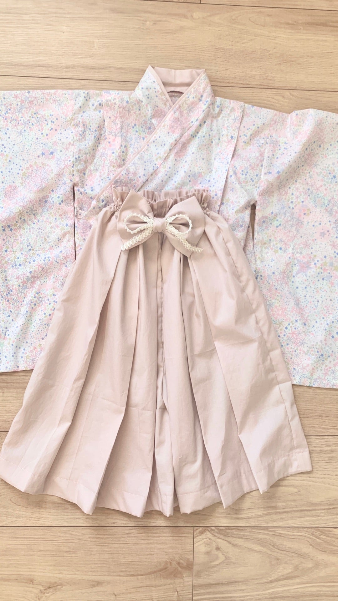 無料型紙でハンドメイド!手作りベビー袴 70サイズ を作ってみました