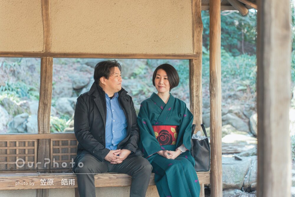 とても自然な姿を」結婚20周年の記念日に素敵なカップルフォトの撮影OurPhoto アワーフォト