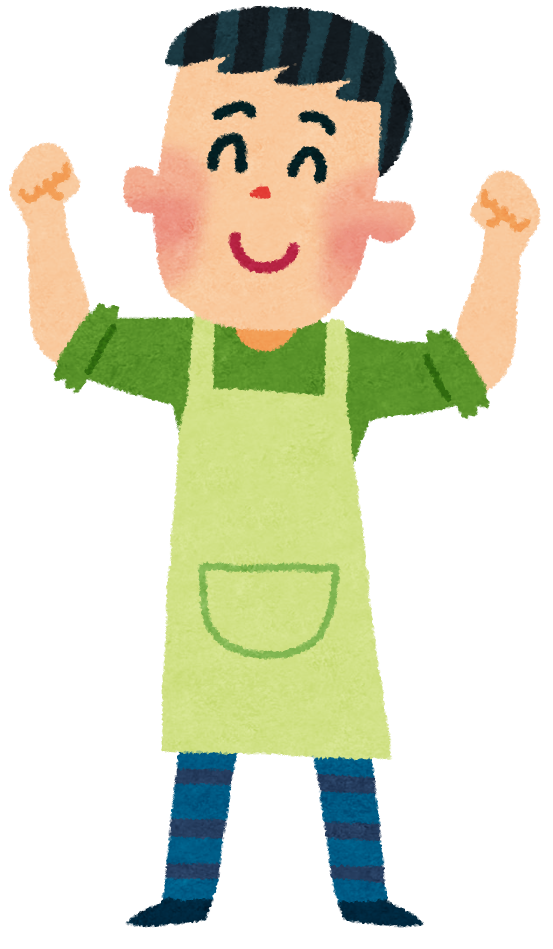 スーツ姿のお父さんイラスト2 カラー