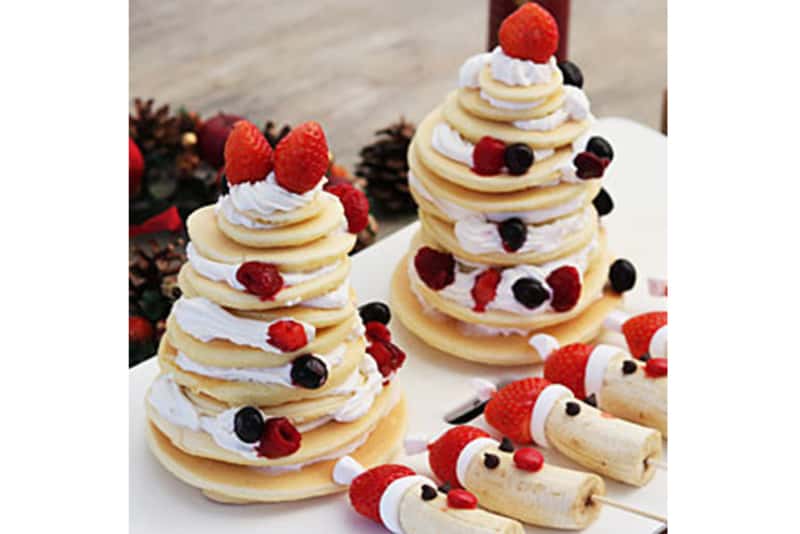 子供と作る簡単2種類のクリスマスケーキ