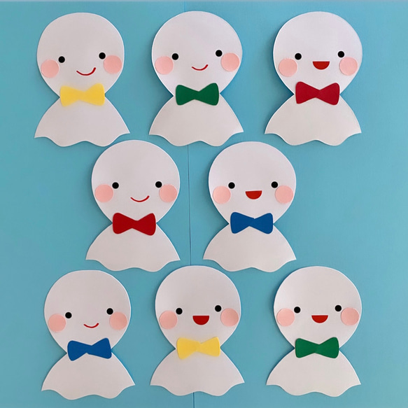 Amazon.co.jp: 壁面飾り てるてる坊主10セット 製作キット 保育 梅雨 : ホーム＆キッチン