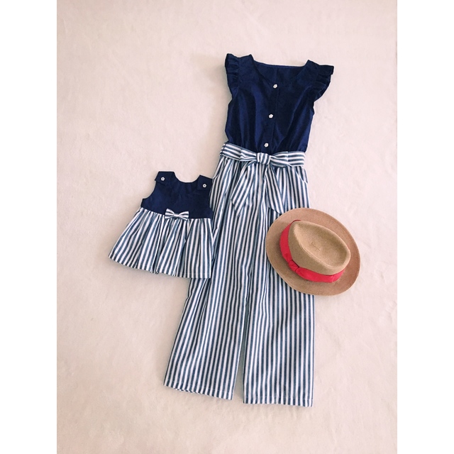 おそろいで着たら楽しいね。ママと子どもの簡単手作りワンピースキナリノ