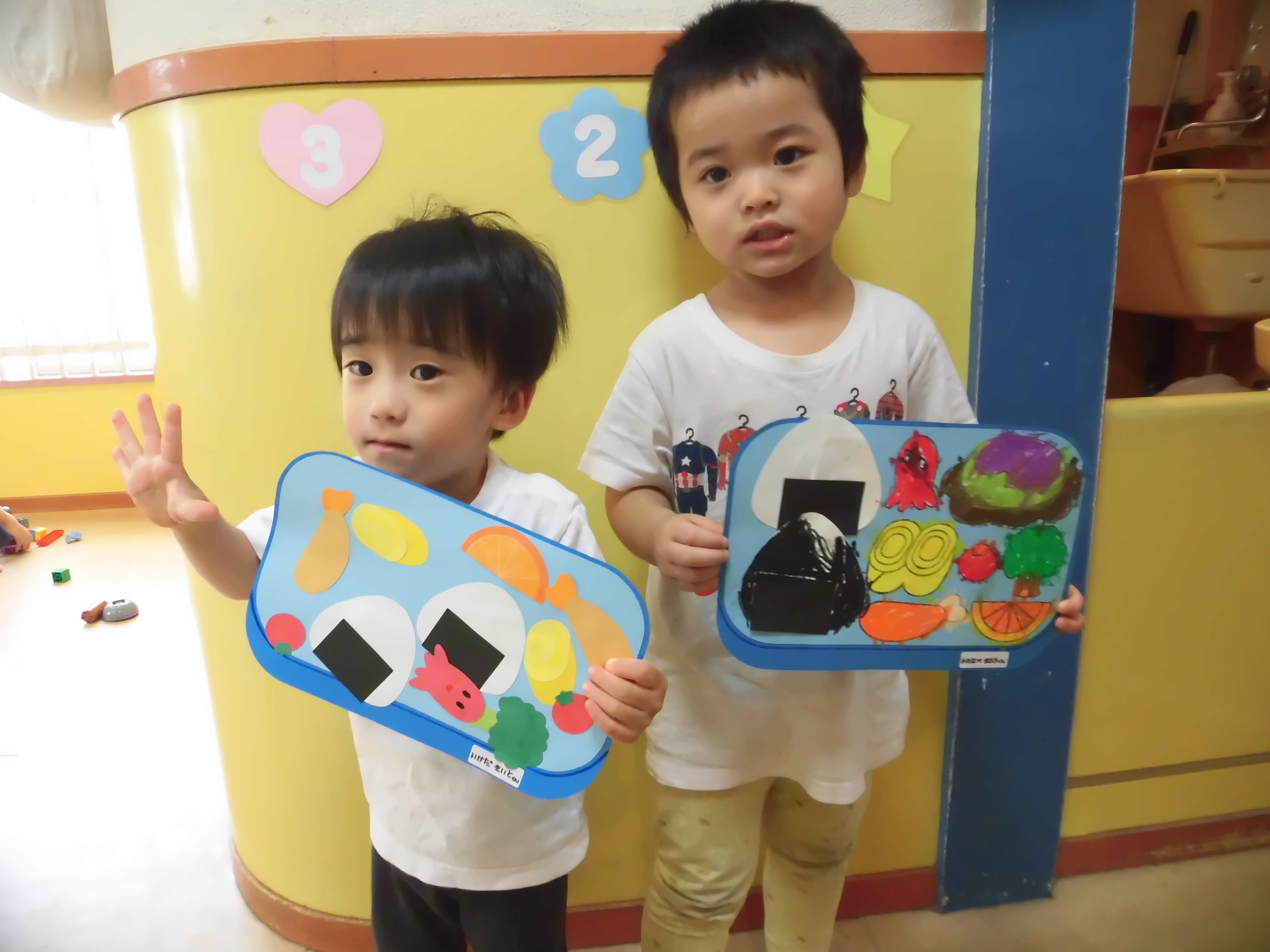 こどものお弁当☆三色おにぎり レシピ・作り方 by r_chibico - 楽天レシピ