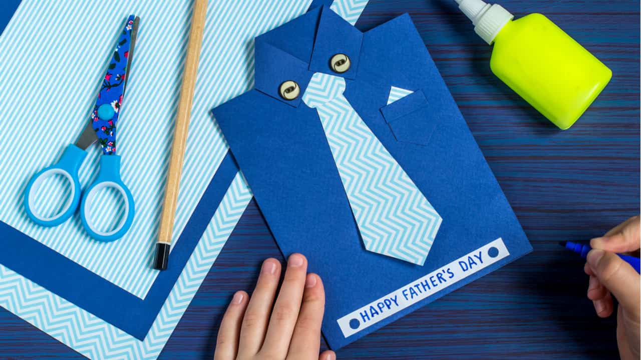父の日メッセージカードの工作アイデア 10選 簡単製作高齢者・小学生・幼児保育向け介護の１２３