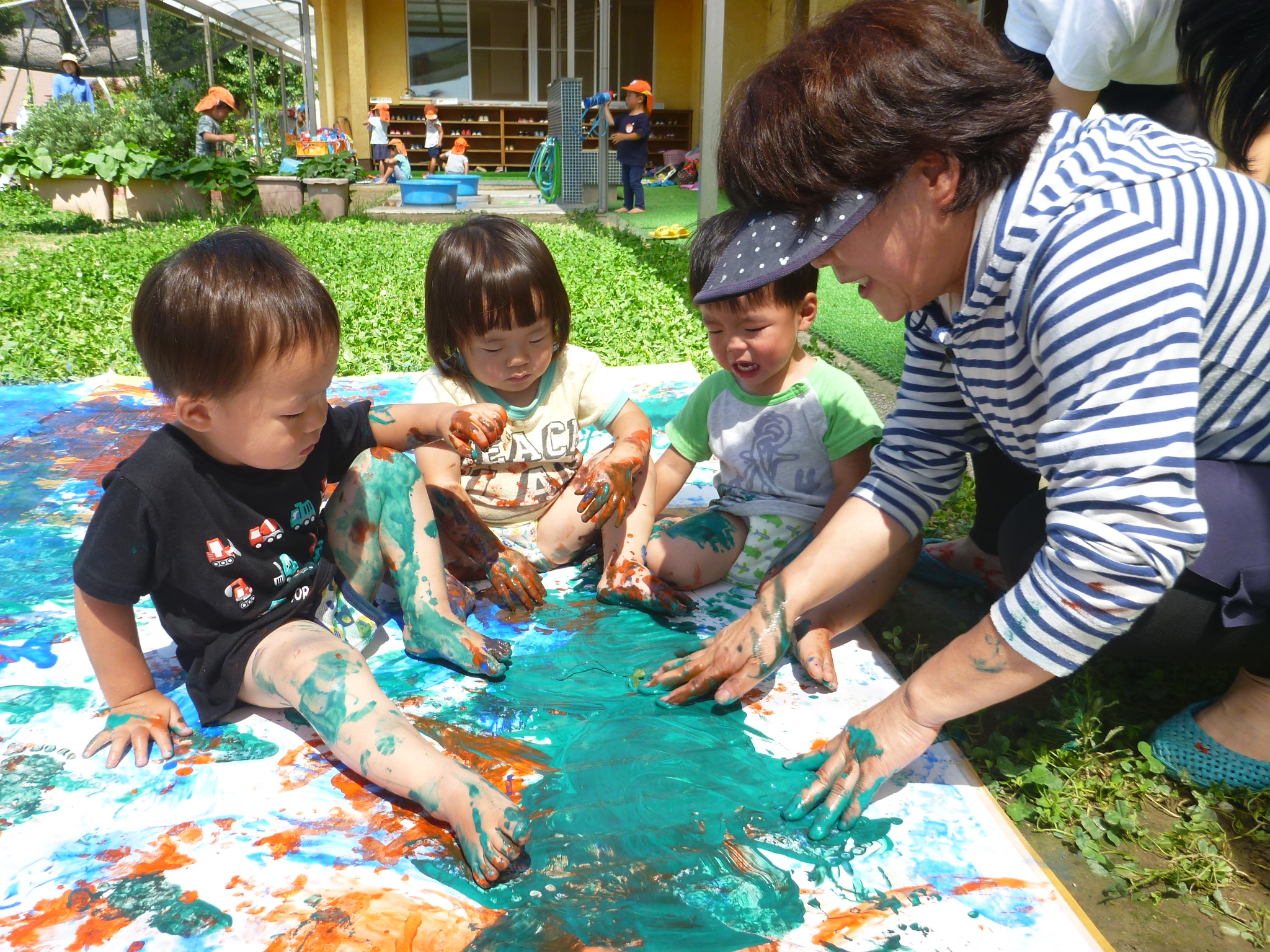 1歳児 夏の遊び藍住ひまわり保育園