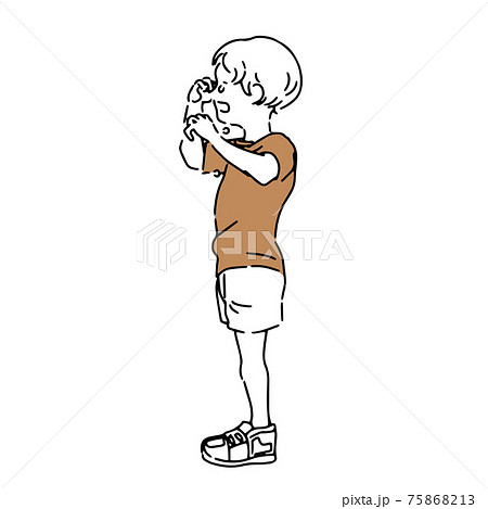 お友達とケンカをして泣く子どもと謝っている子どもの保育園無料イラスト75228素材Good