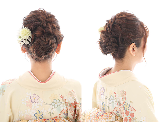 七五三・お宮参りママにおすすめの髪型 編み込みアップコラム 武蔵野創寫舘