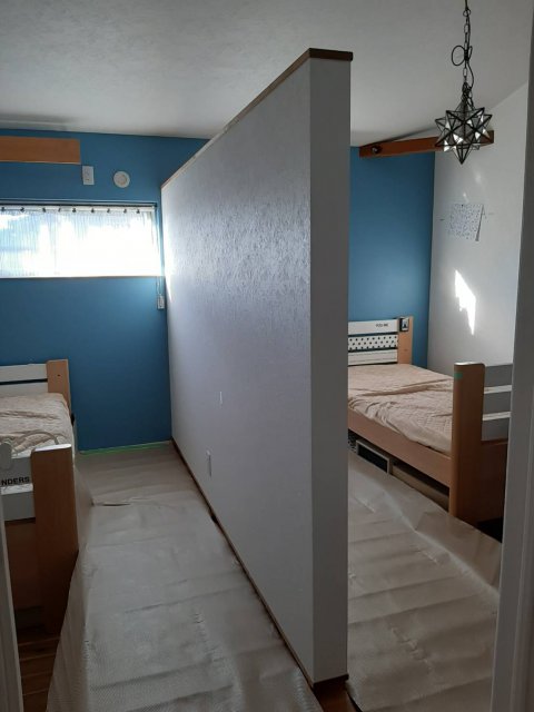 遊べる子ども部屋の間仕切り壁作成にかかったDIY費用は４万円３兄弟の成長と共にDIY- 共働きを支える家作り