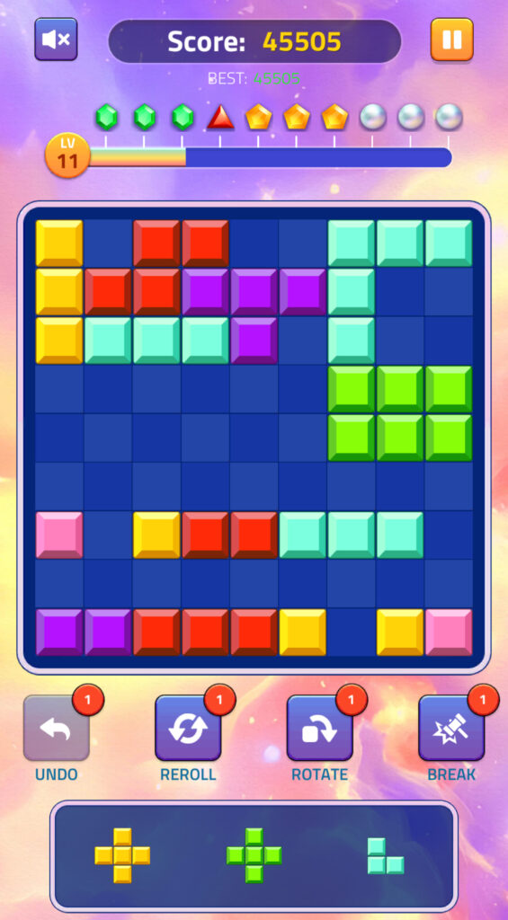 ブロックパズルゲームで楽天ポイントもらえる！ ポイ活ぴったんグミ- iPhone SKガイド