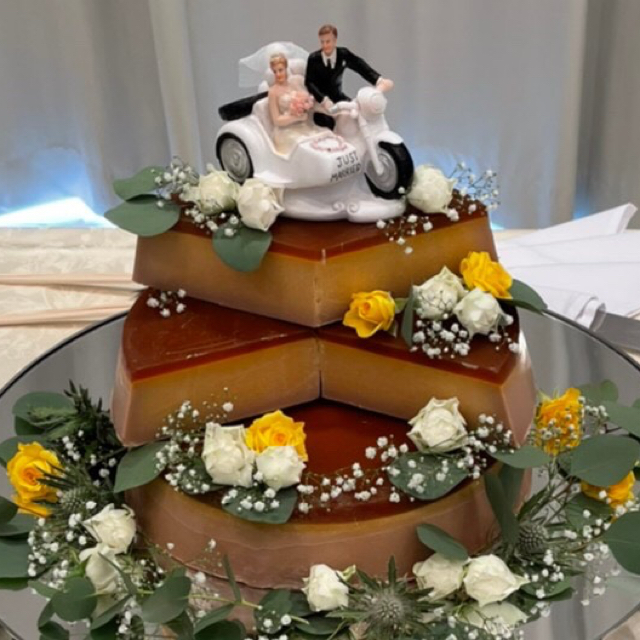 ウェディングケーキトッパー 新郎新婦