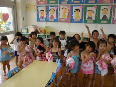 プール納めしたよ。 ^O^横浜新町保育園のホームページ