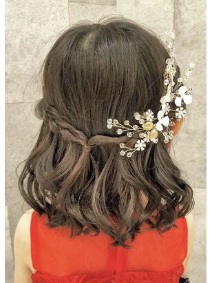 卒園式入学式ボブ子供ヘアスタイルは？ミディアム女の子の髪アレンジ