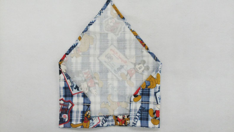 かぶるだけ＆着脱かんたん！こども用三角巾の作り方 無料型紙ありnunocoto fabric