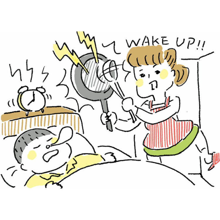 猫「起きろ、メシ出せ！ べちぃーん 」飼い主「ぎゃーっ！」 深夜にさく裂する猫の容赦ない攻撃に完敗な飼い主の漫画が面白いねとらぼ