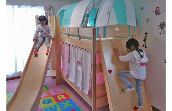 TIAGO 滑り台付きミニロフトベッド 部分売り 滑り台 ドイツTIAGOの滑り台付きミニロフト