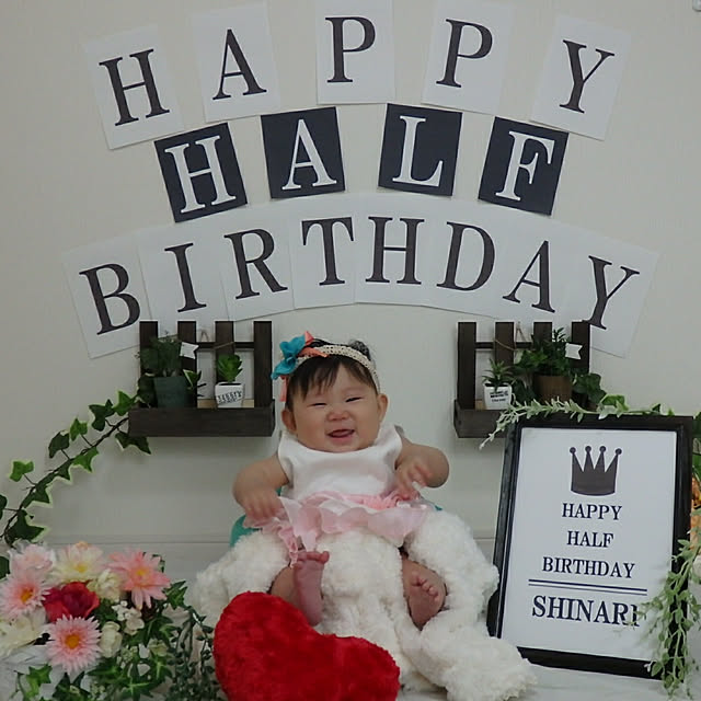 楽天市場 ハーフバースデー 写真 おしゃれの通販