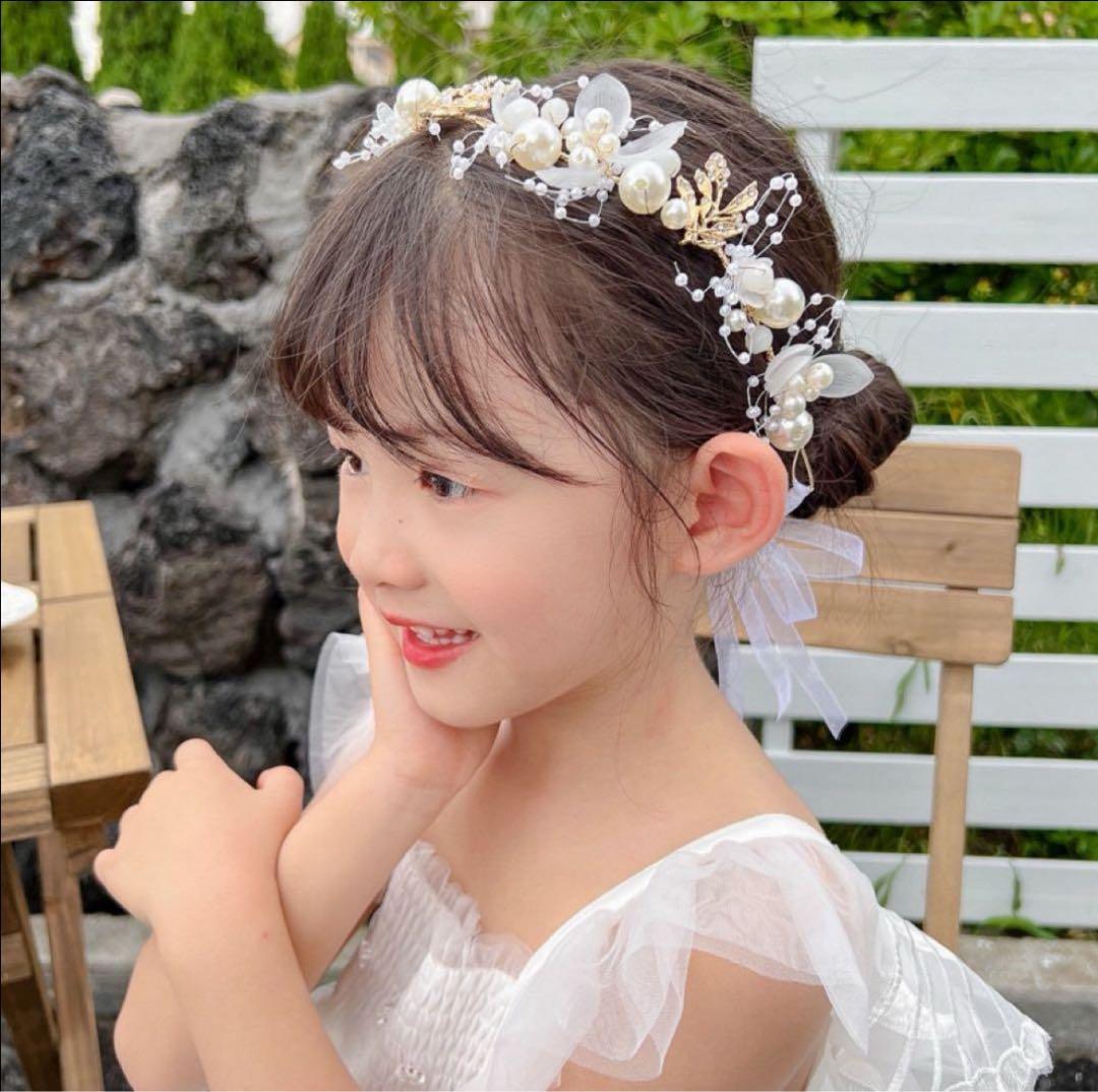 子供髪飾り ヘアアクセサリー ヘアピン カチューシャ ヘアバンド可愛い 七五三 結婚式 ピアノ発表会 二次会 ダンス演出 キッズ髪飾り : Ainio- 通販 - Yahoo!ショッピング