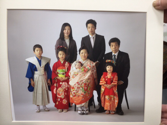 お宮参り伊勢丹写真室