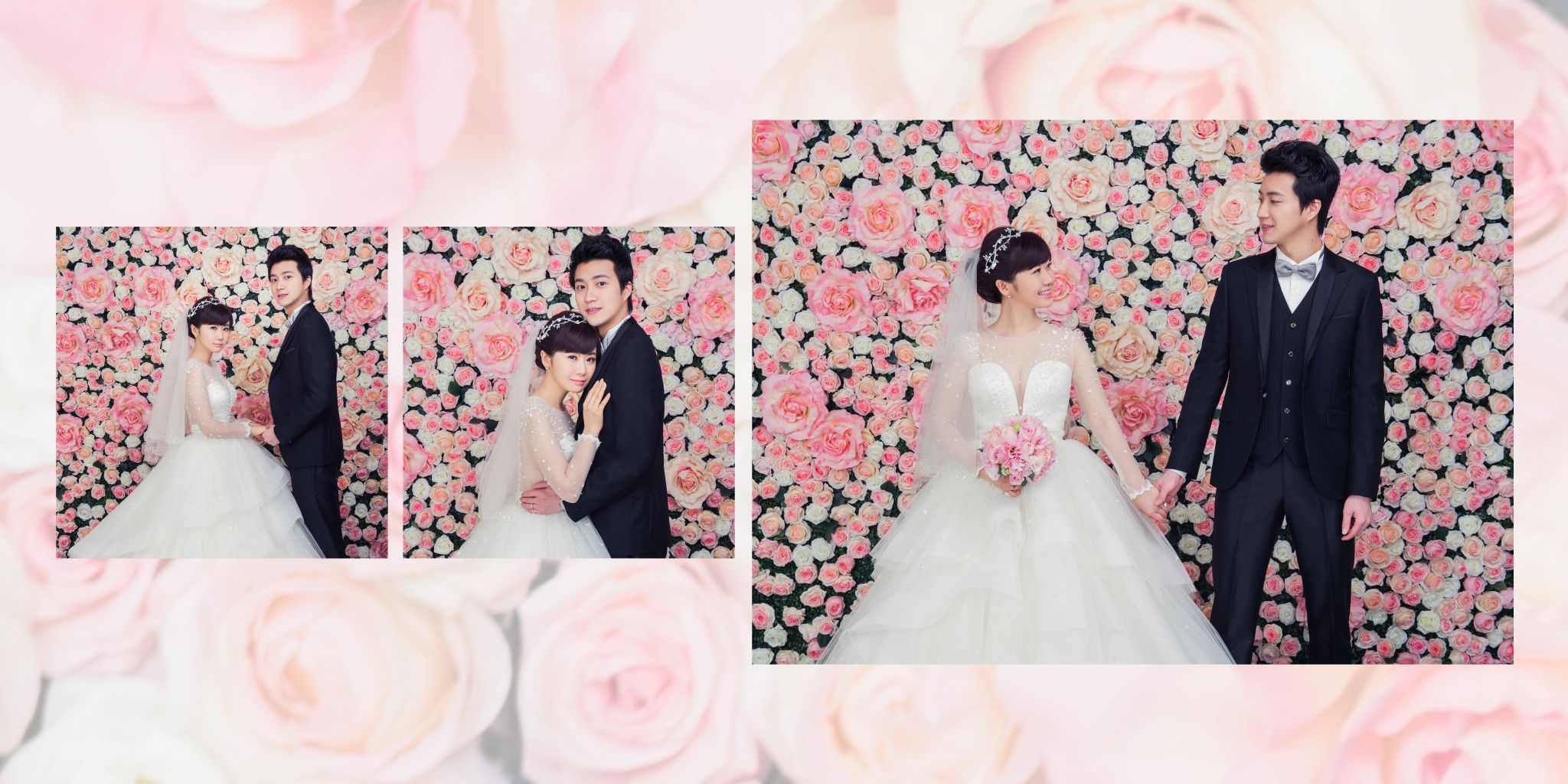 日本の卓球選手の福原愛 左と台湾の卓球選手蒋洪傑出席台北 結婚式 2017 — ストック編集用写真©ChinaImages 235622044