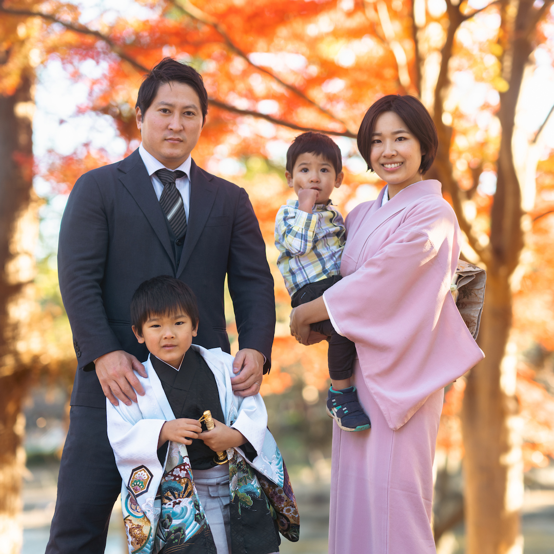 七五三 母親の着物に合う髪型 ヘアアレンジ ボブからミディアム、ロングまでレングス別でご紹介！福岡天神のヘア セット着付け専門店Three-keys スリーキーズ