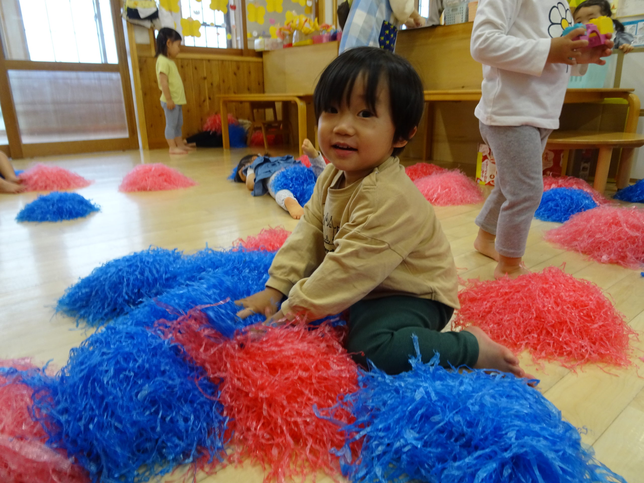 雨の日の室内遊び☔️幼保連携型認定こども園 ゆたか保育園・ゆたか第二保育園群馬県伊勢崎市
