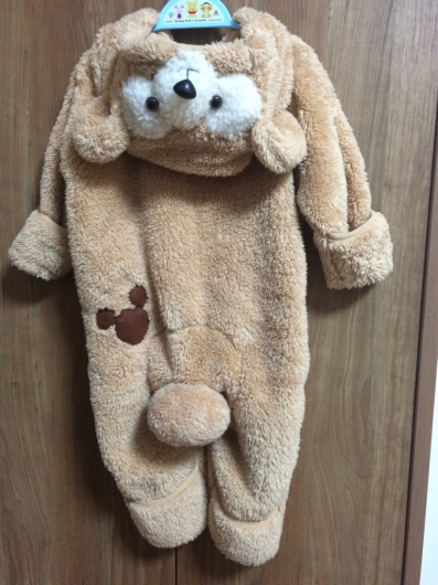 型紙有 赤ちゃん・子供用ダッフィー着ぐるみの簡単作り方大公開