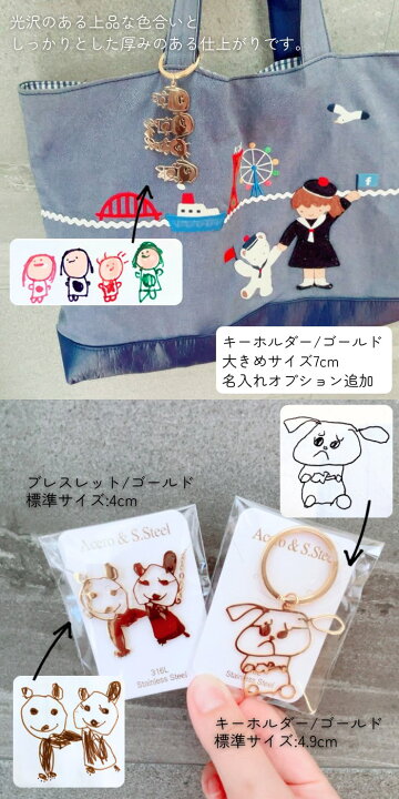 ポーチ 小物入れ オリジナル 子供の絵 子どもの絵 似顔絵 メモリアル 記念品 gp-pouch-e-jp ポーチ L'gift ラ・ギフト通販13442848Creema クリーマ