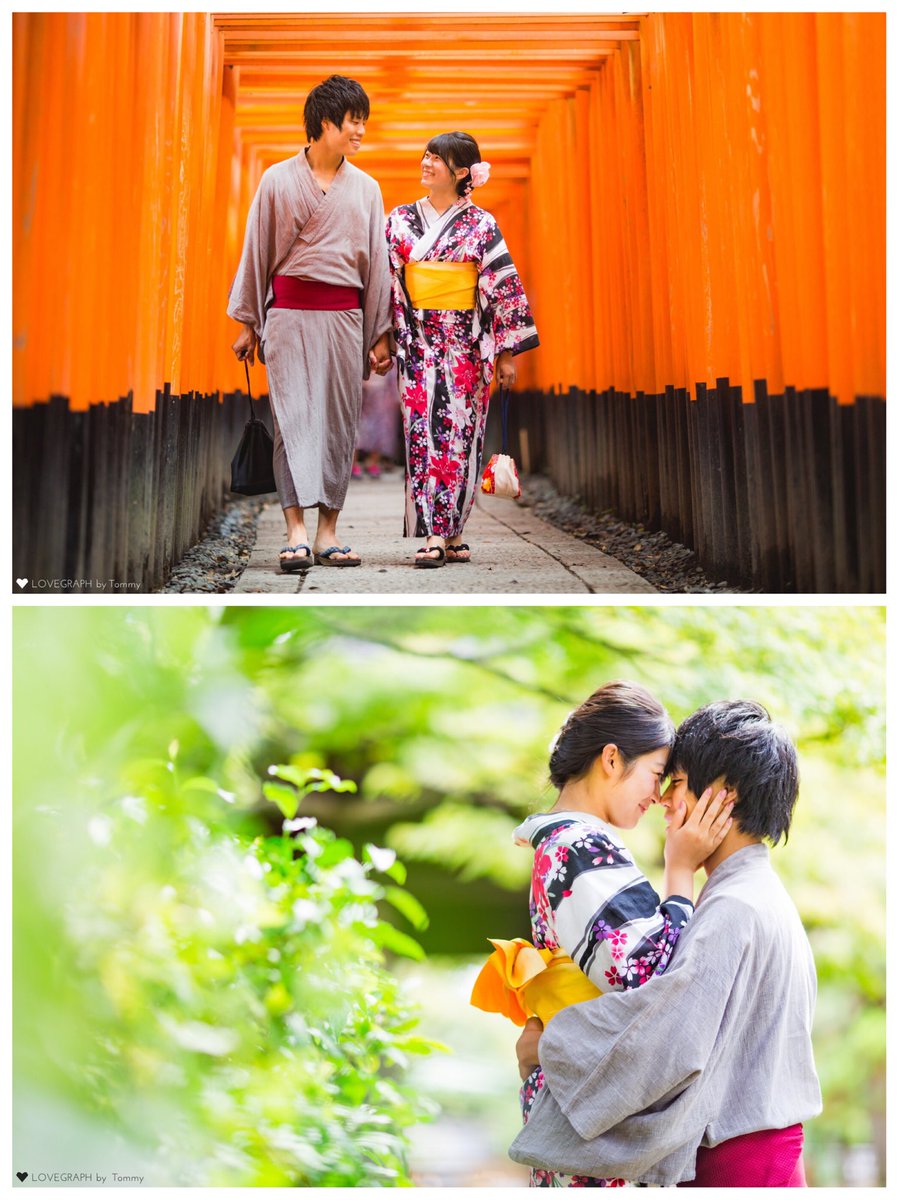 浴衣デートのカップル イラスト素材6841626- フォトライブラリ