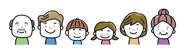 漫画 イラスト 可愛い 3人家族イラスト画像とPNGフリー素材透過の無料ダウンロード - Pngtree