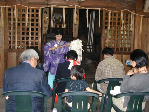 女性神職装束で祭典奉仕はじかみ神主のぶろぐ