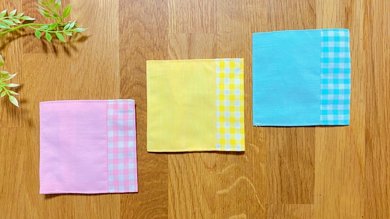 縫わない フェルトで手作りコースター coaster felt