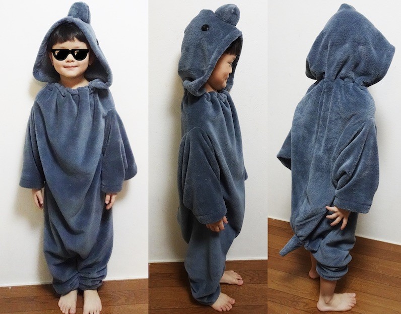 型紙不要直線縫い ちょうど1mで上下作れる、袖なし甚平 子ども用パジャマ の作り方nunocoto fabric