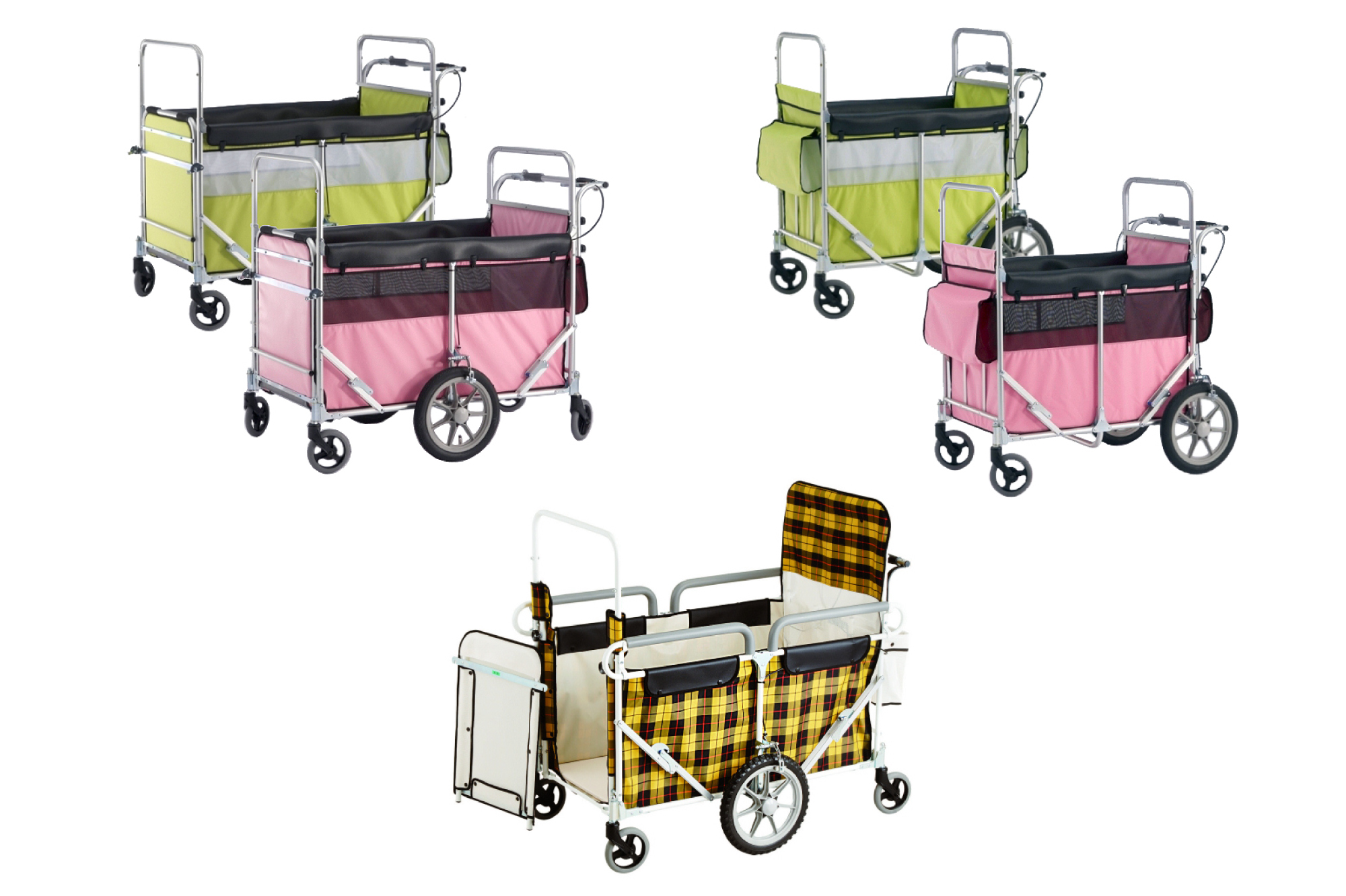 ハイ・おさんぽカー 避難車兼用 ノーパンクタイヤ仕様 - チャイルドショップ チャイルド社公式オンラインショップ