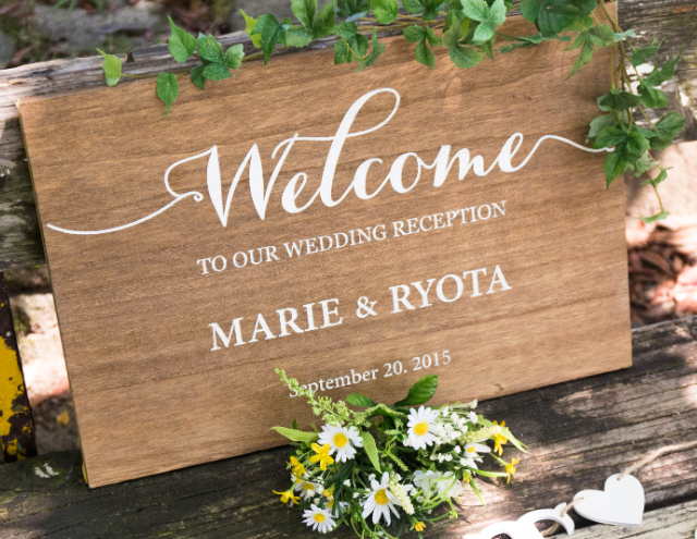 ウェディング サインへようこそ、ゴールド ウェディング ウェルカム サイン、ウェディング ウェルカム ボード、ウェディング ウェルカムポスター、印刷可能なウェディング サイン、カスタム、GWCS1 - Etsy 日本