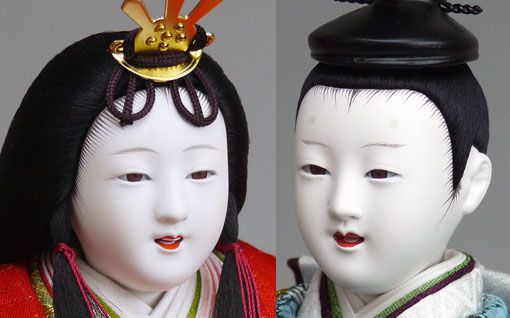 吉徳大光-源氏物語- 親王飾り 二人雛- 雛人形なら人形屋工房天祥