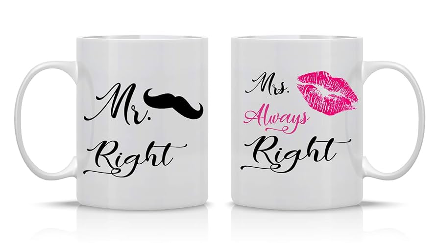 2-PCSキスキャットコーヒーカップル手作りマグ、面白いお茶セラミックカップセット花嫁と花婿、婚約結婚式のためのマッチングギフトAlibaba.com