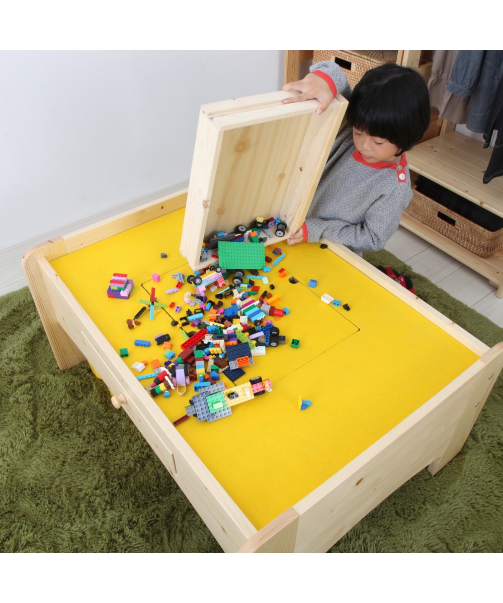 LEGO レゴテーブル プレイテーブル 勉強机 レゴ収納 ローテーブル