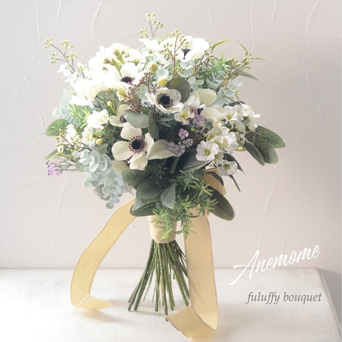 ウェディングブーケ 前撮り 結婚式 作り方 100均で造花ブーケを可愛く手作り♡