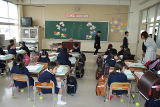 小中学校で入学式 - 長門の話題 - 長門市ホームページ