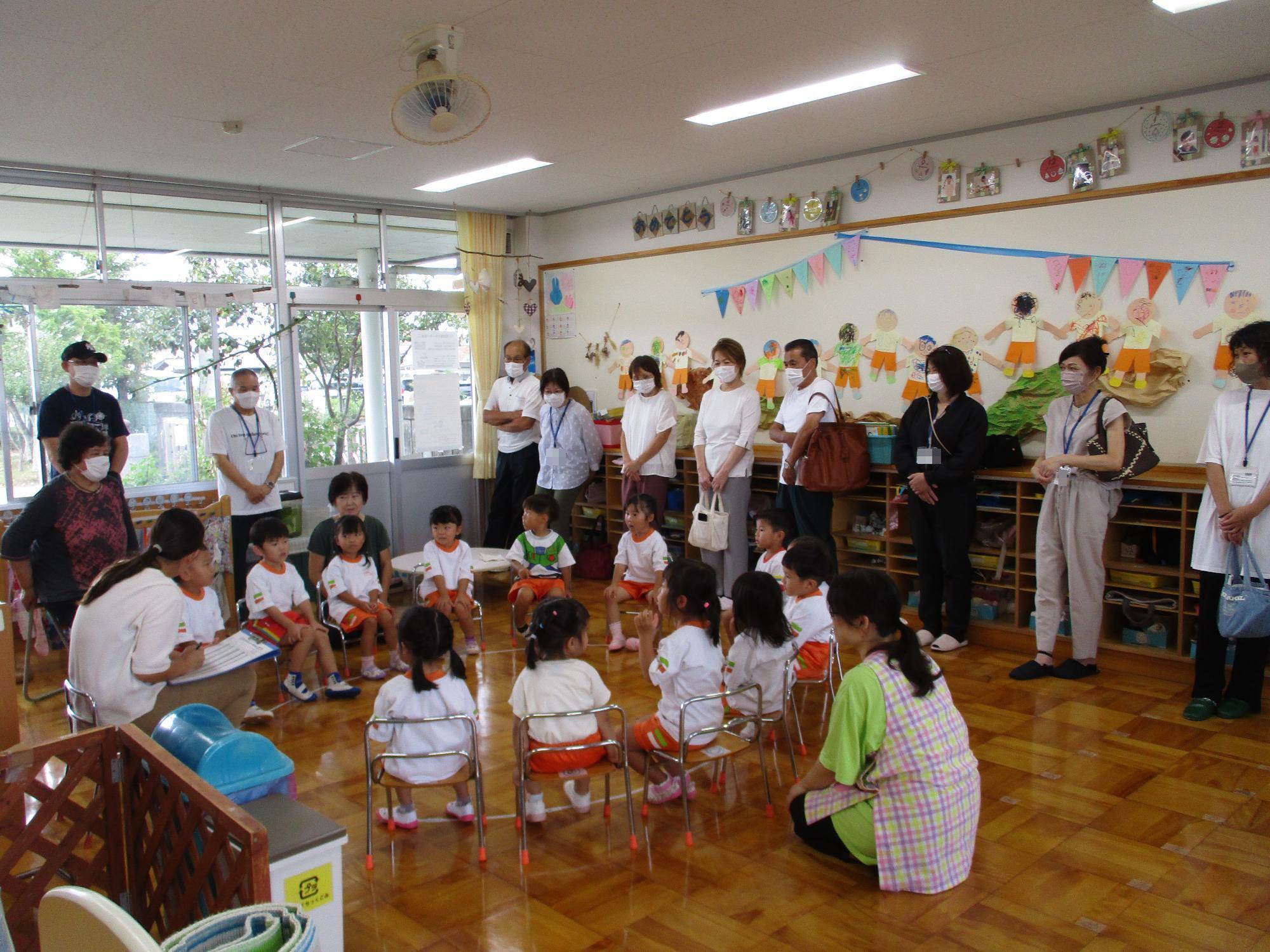 祖父母参観日 ３歳児– 認定こども園大成学園幼稚園