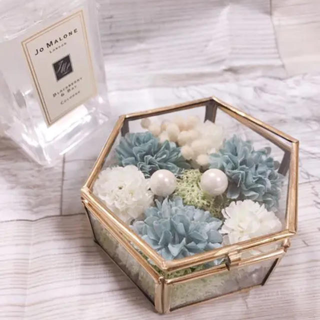 楽天市場 ガラスケース リングピローの通販