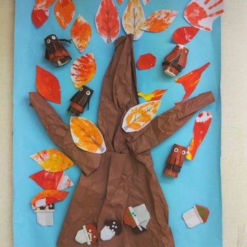 1歳児向けのじんわり紅葉製作アイデアTikTok