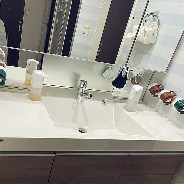 洗面所 収納 コップ置き場のアイデア・おすすめ商品・おしゃれな実例RoomClip ルームクリップ