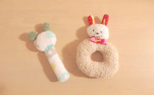 100均タオルで手作りスタイ よだれかけ ！型紙不要！内職ママのメモ