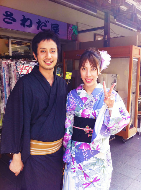 カップルの浴衣レンタル５つのおすすめ理由浅草着物レンタル令和服